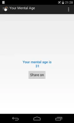 Your Mental Age android App screenshot 0